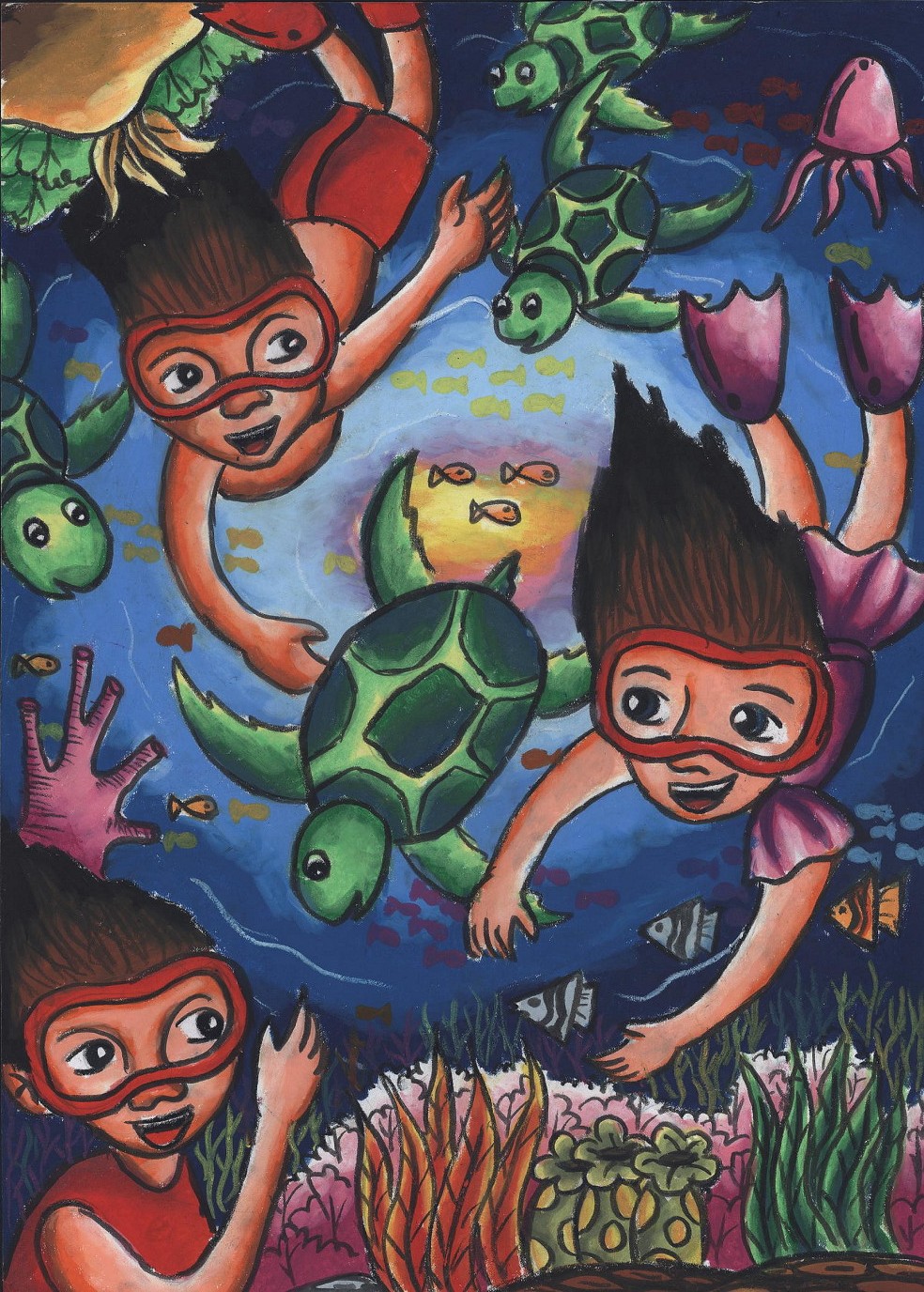 lomba gambar sd juara 2