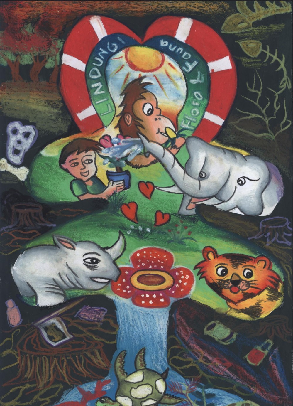 lomba gambar smp juara 2